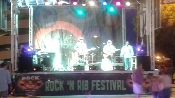 Music at the Rock'n'Rib Fest in Tulsa