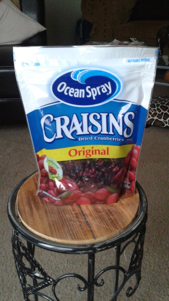 Ocean Spray Craisins, also comes in a less sugar option