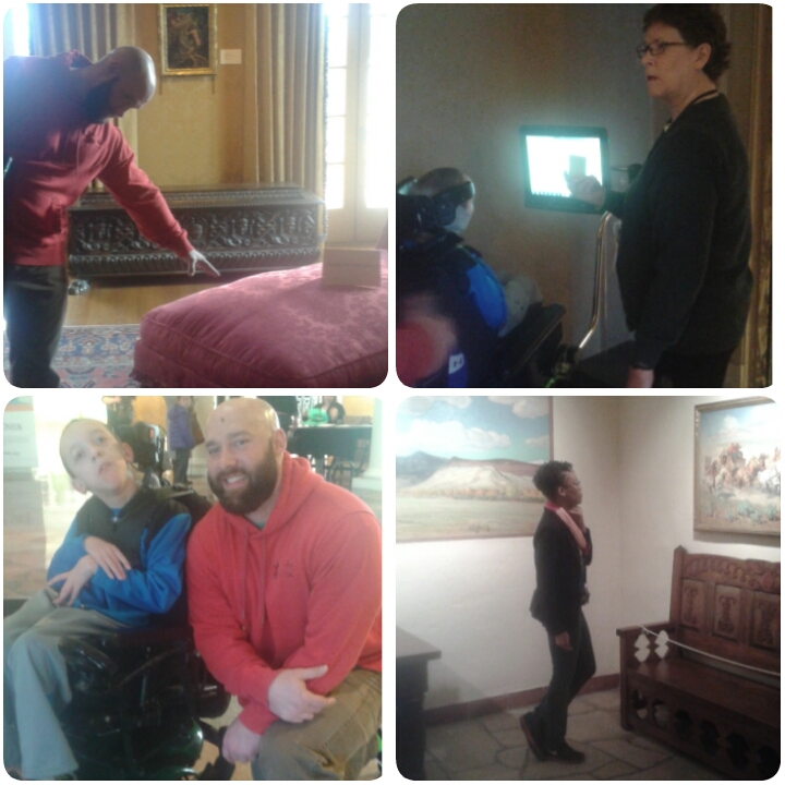 Philbrook with these two handsome guys, David and Keith. Of course everywhere Keith goes someone recognises him