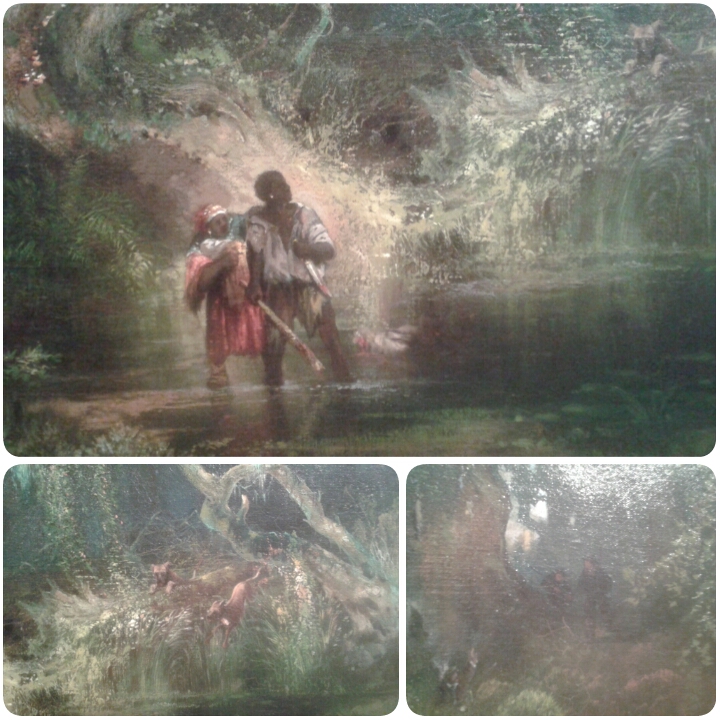 This was a strong art piece. My camera did not do it justice. 