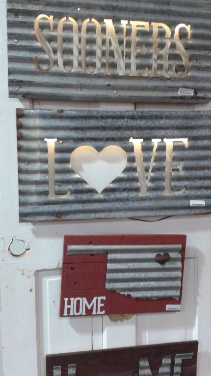 Cool decorations found at Ida Red Boutique on Brookside. Such an interesting store.