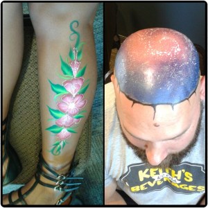 Spent time at the 1st Tulsa Culture Festival and got some body art