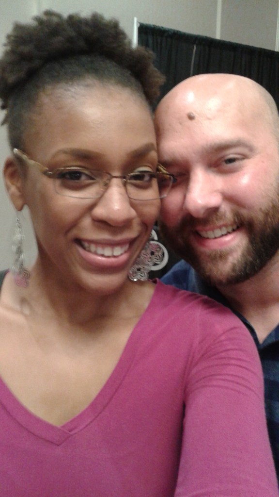 My best friend and I at the OKC Natural Hair Expo!