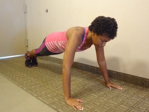 Upper body : push-ups