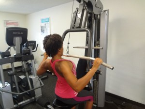 Pull-downs on machine