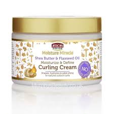African Pride Moisture Miracle Shea Butter & Flaxseed Oil Moisture & Define Curling Cream product review