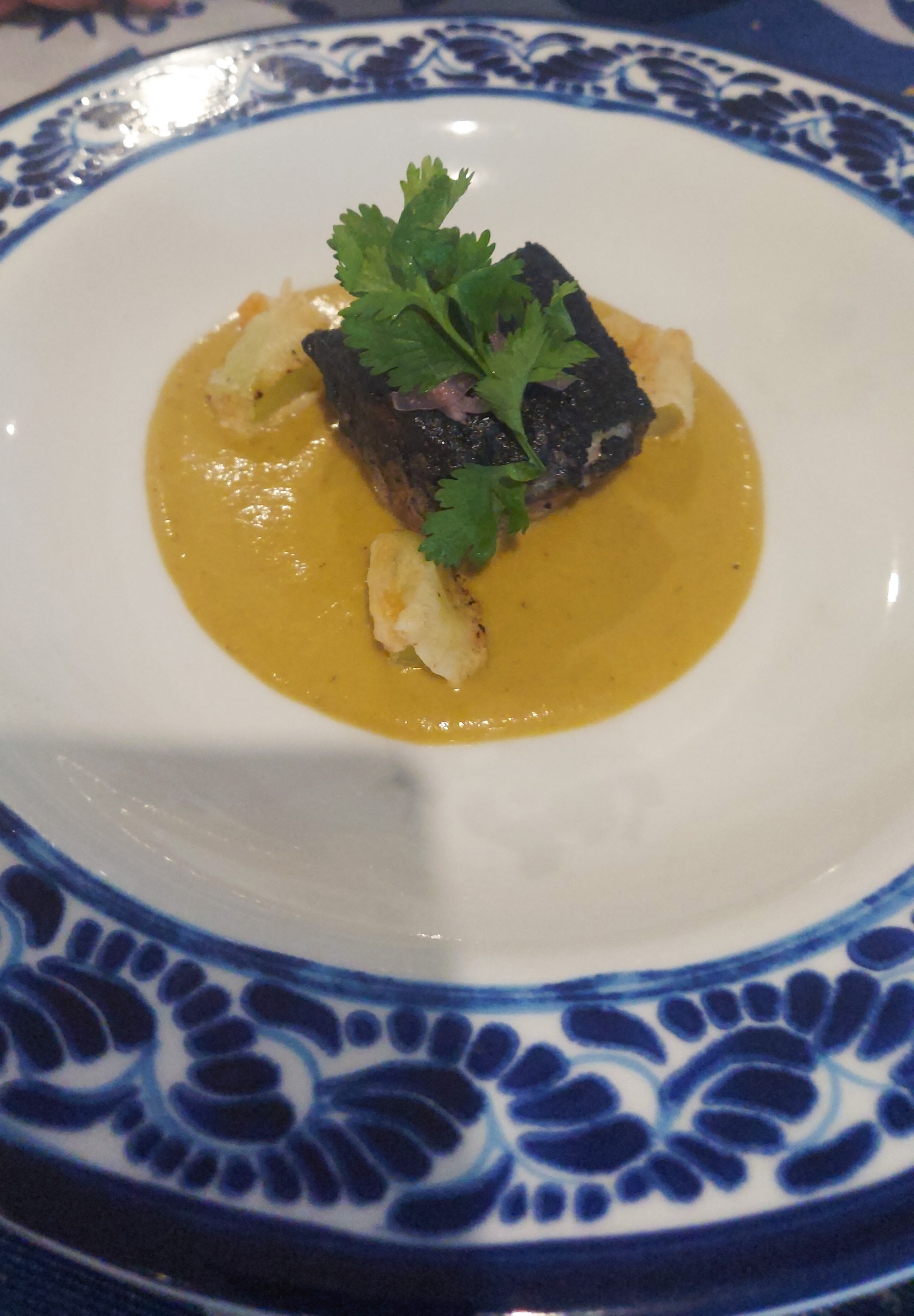 Slow cooked pork pot belly at El Dorado Seaside Suites